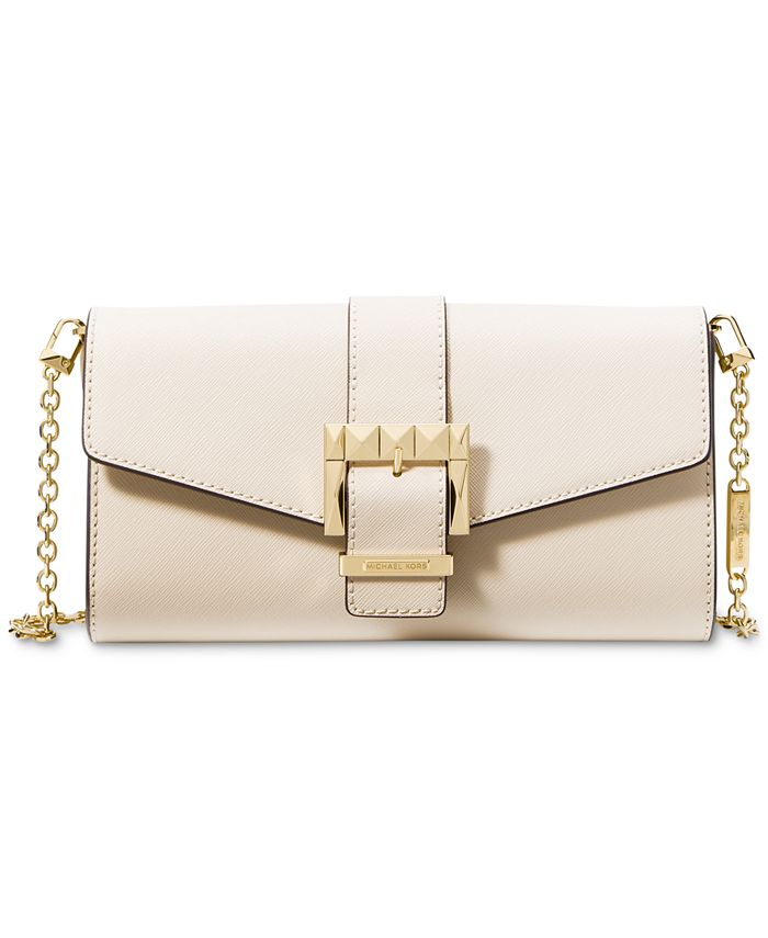 Michael Kors Penelope Medium Leather Clutch & Reviews - Handbags &  Accessories - Macy's