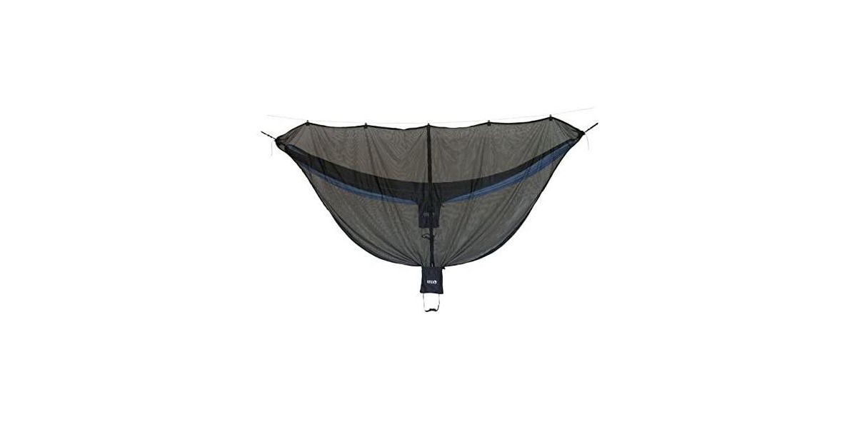 Guardian Bug Net - Protective Hammock Netting - For Camping, Hiking, Backpacking, Travel, a Festival, or the Beach - Black - Black