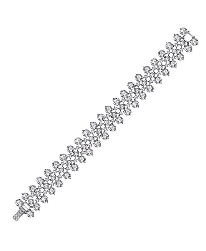 Genevive silver cz bracelet online