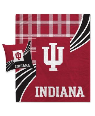 Men's and Women's Indiana Hoosiers Plaid Wave Flannel Fleece Blanket ...