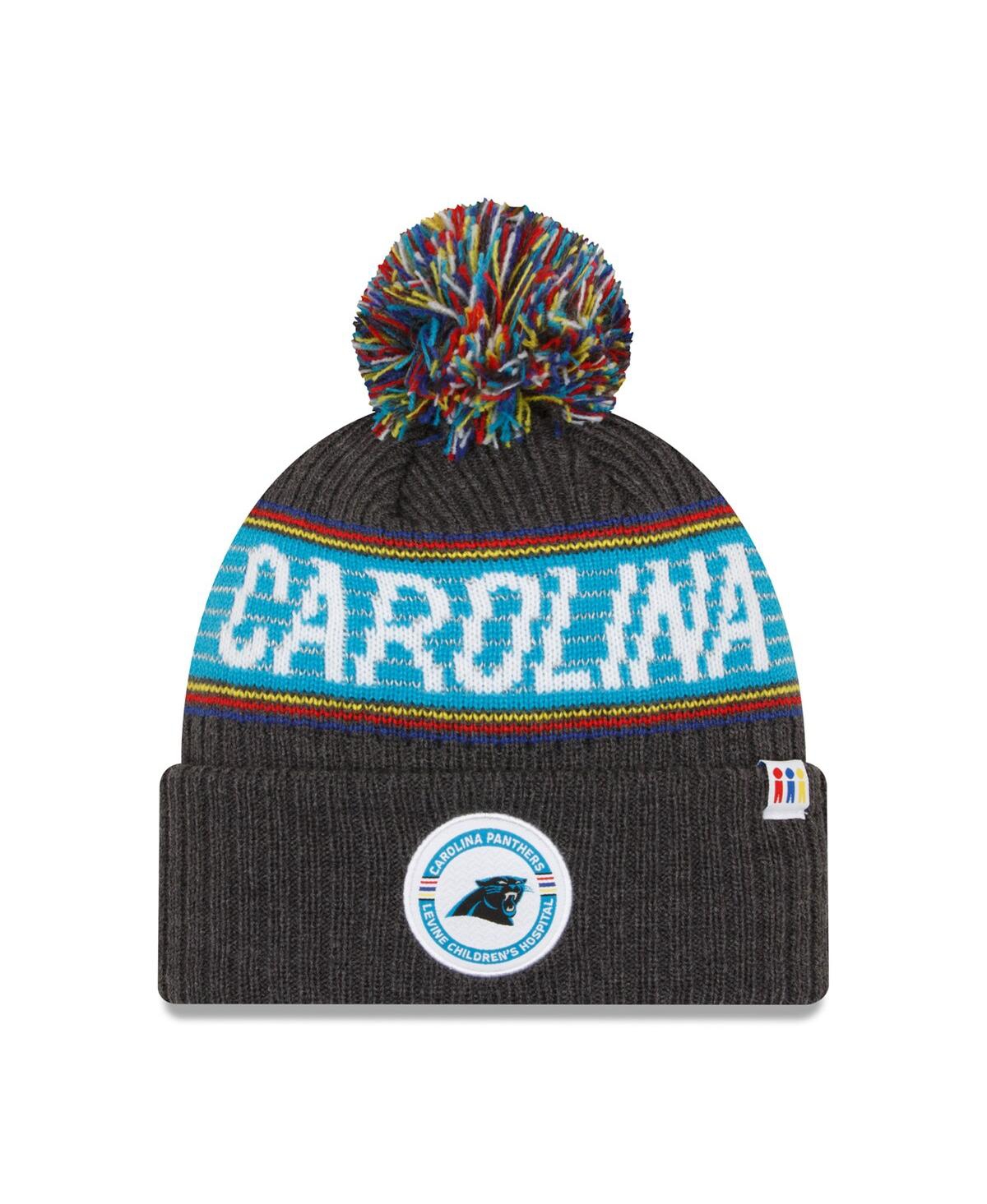 New Era Heather Charcoal Carolina Panthers 2022 Greg Olsen X Atrium Health Levine Children's Hospit In Heather Charcoal