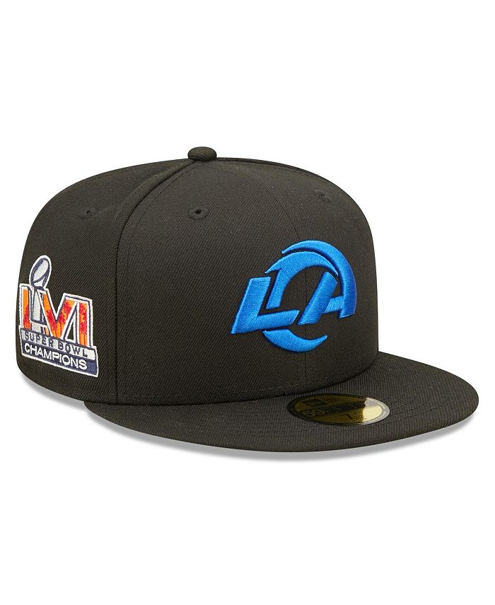 New Era Men's NFL Super Bowl LVI Champions Alt Logo Side Patch 59FIFTY  Fitted Hat