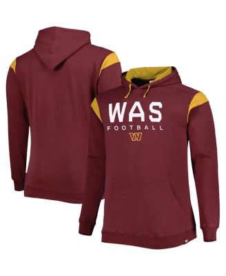 Men's  Burgundy Washington Commanders Big and Tall Call the Shots Pullover Hoodie