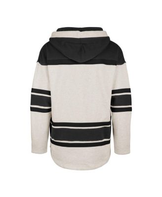 Men's Oatmeal Vegas Golden Knights Rockaway Lace-Up Pullover Hoodie