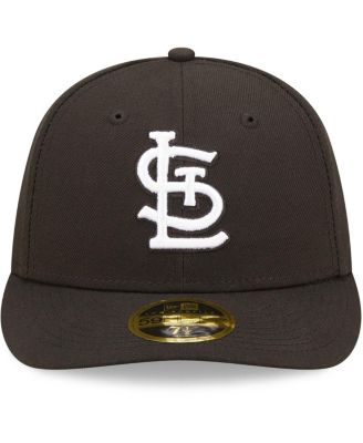 Men's St. Louis Cardinals Black, White Low Profile 59FIFTY Fitted Hat