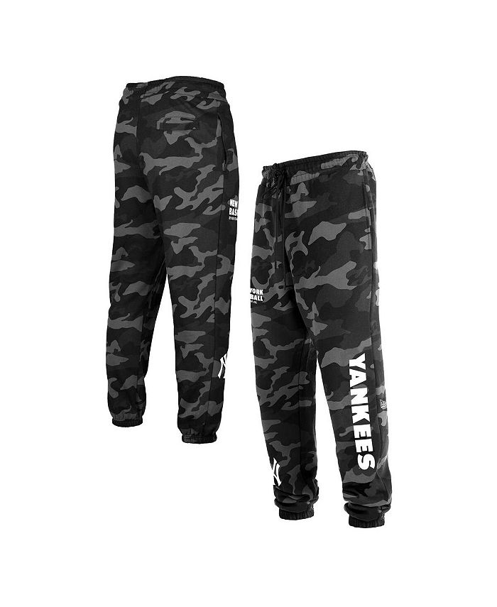 New Era Men's Black New York Yankees Camo Jogger Pants Macy's