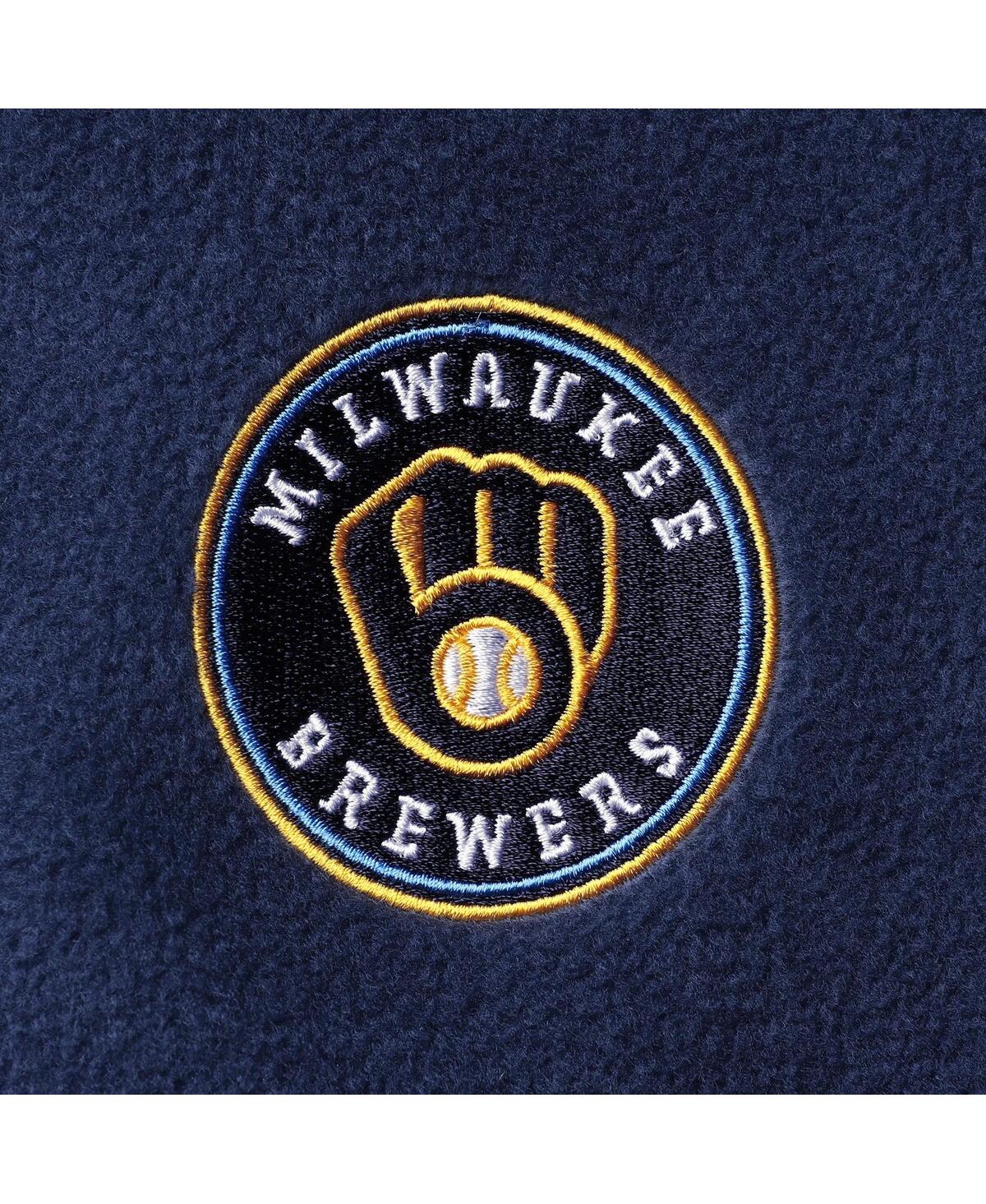 Shop Columbia Men's  Navy Milwaukee Brewers Steens Mountain Full-zip Jacket