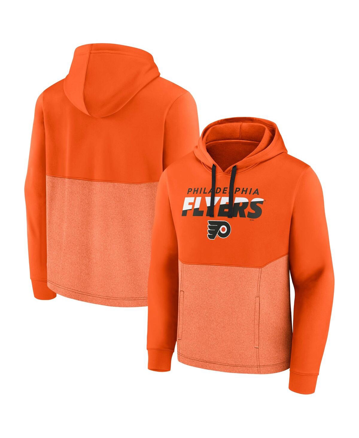 Fanatics Branded Orange Philadelphia Flyers Slash Attack Pullover Hoodie In Orange