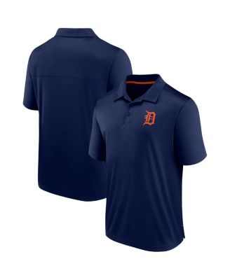 Men's Navy Detroit Tigers Hands Down Polo Shirt