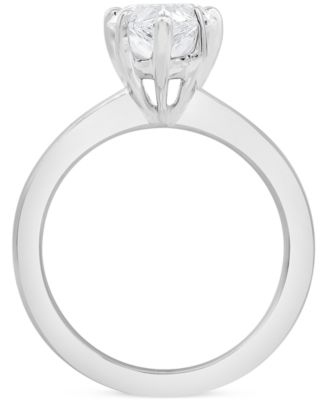 Certified Lab Grown Diamond Pear Solitaire Engagement Ring (5 ct. t.w.) in 14k Gold