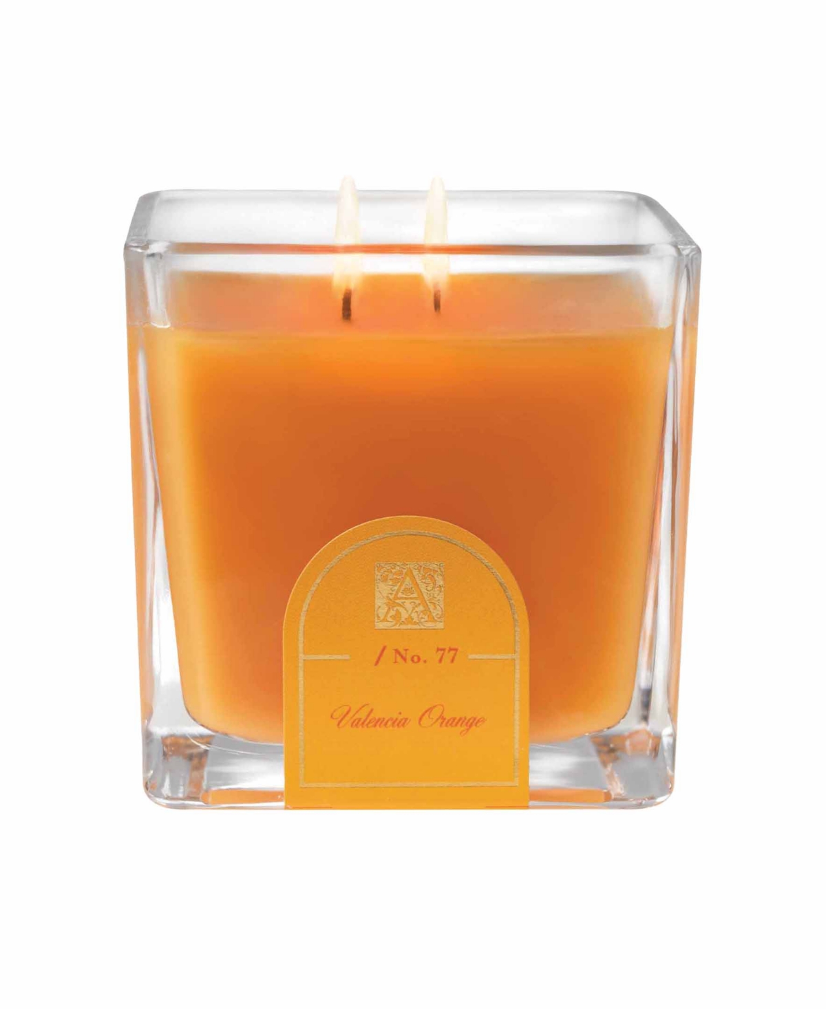 Valencia Orange Cube Candle - Orange