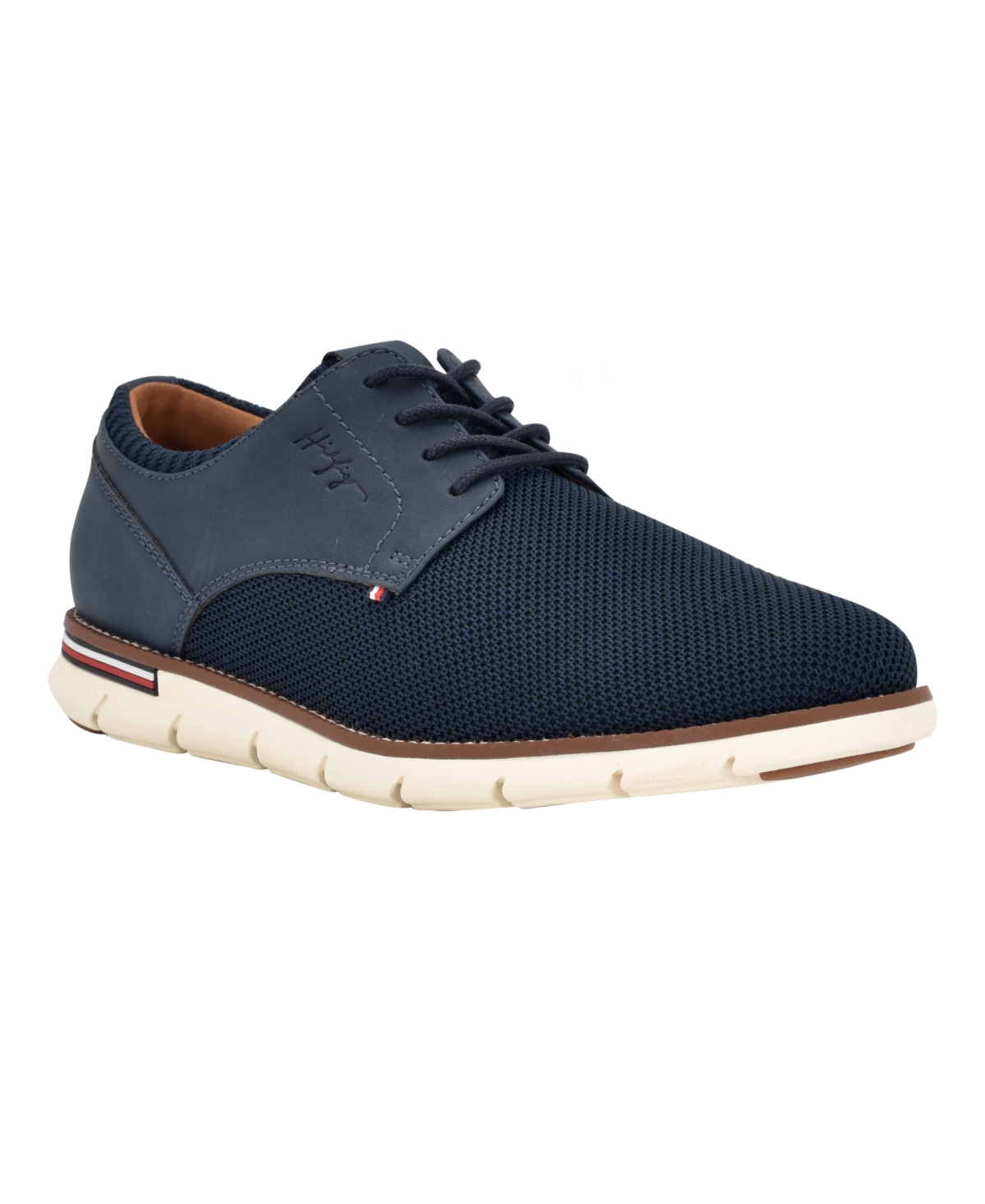 Tommy Hilfiger Men's Winner Casual Lace Up Oxfords In Navy Multi