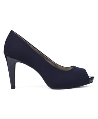 Women's Rainaa Peep Toe Platform Stiletto Dress Pumps