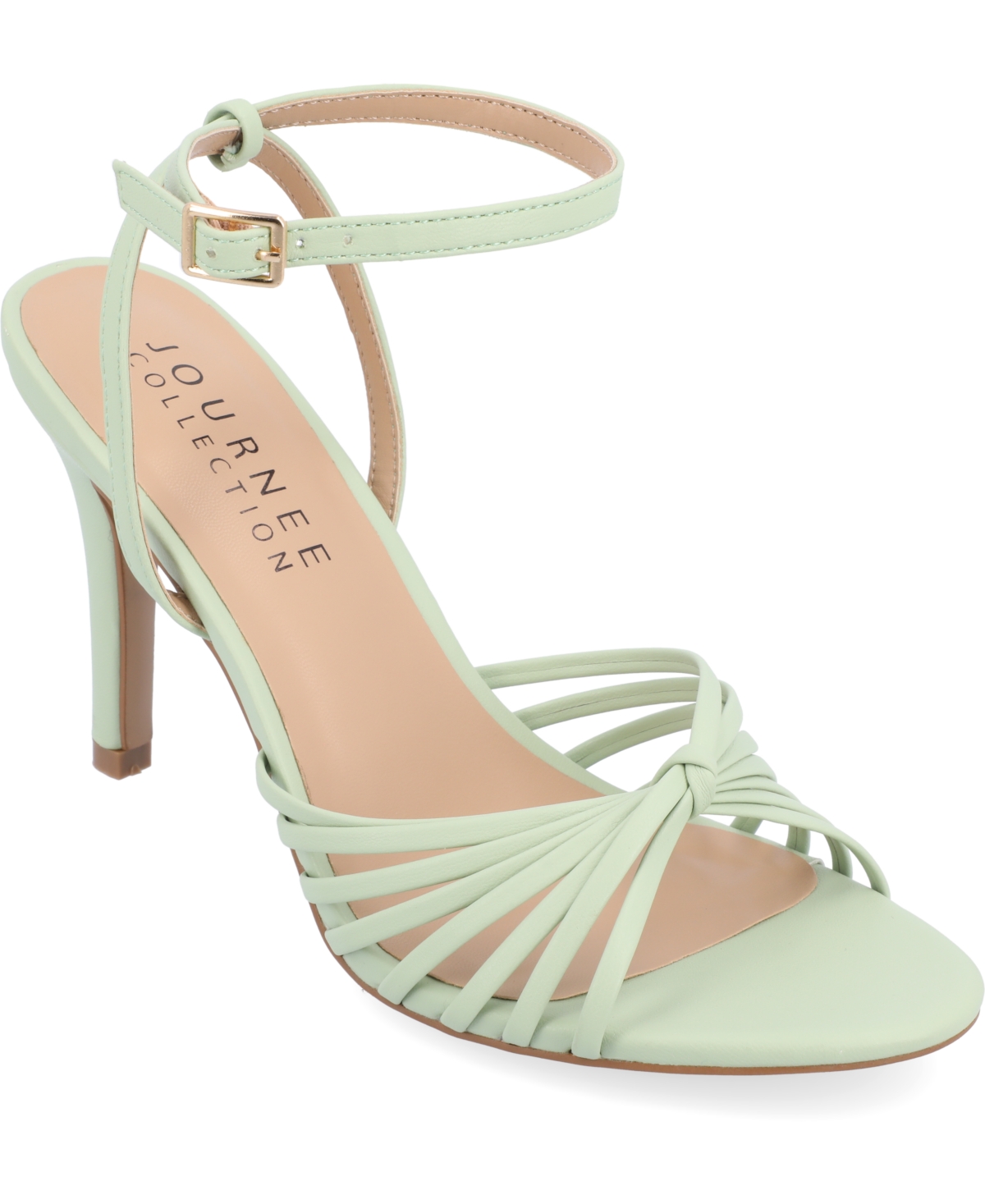 Journee Collection Vanita Stiletto Sandal In Sage