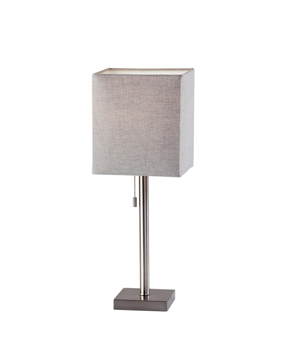 Adesso Estelle Table Lamp In Brushed Steel