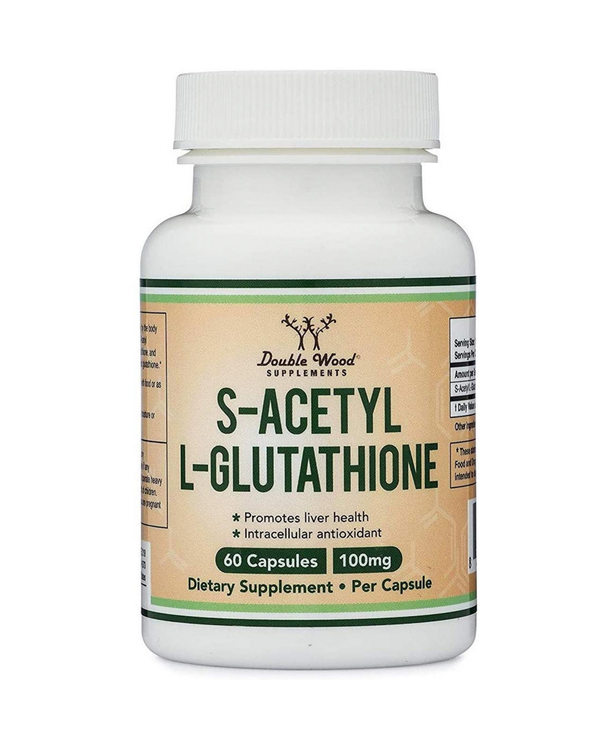 S-Acetyl Glutathione - 60 x 100 mg capsules