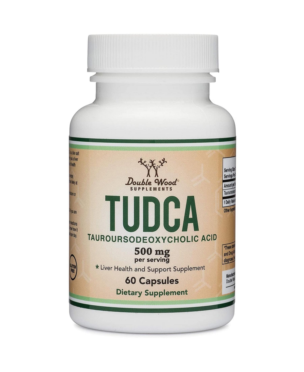 Tudca - 60 capsules, 500 mg servings