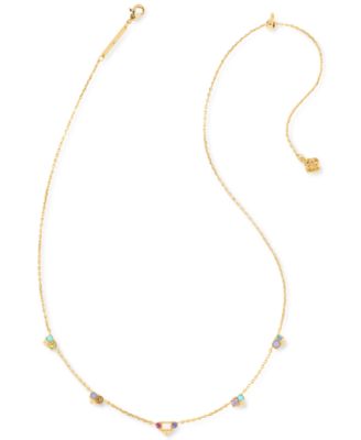 Kendra Scott - Multicolor Crystal 19" Adjustable Collar Necklace