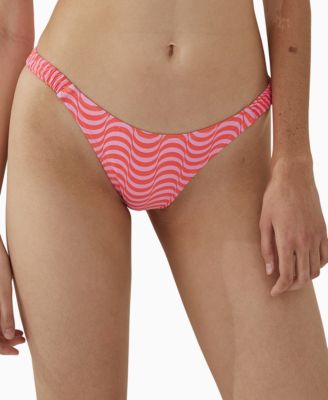 COTTON ON - Juniors' High-Side Brazilian-Seam Bikini Bottoms