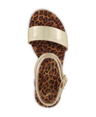 Big Girls Wedge Open Toe Sandals