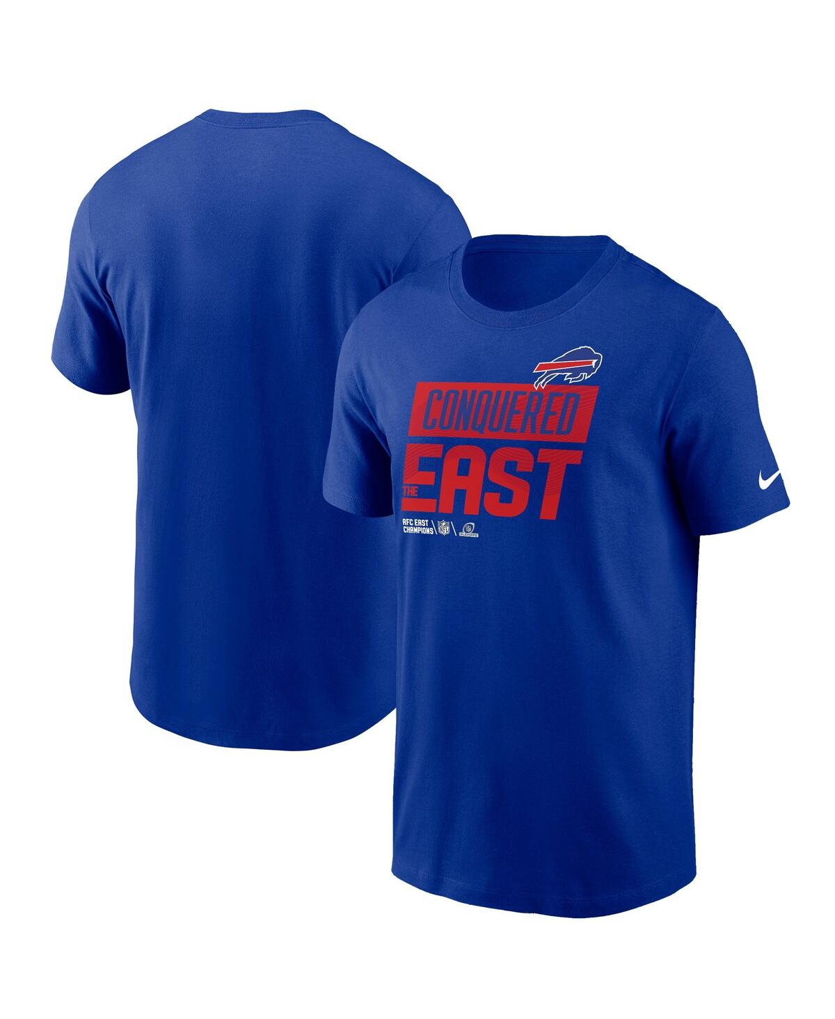 Men's NikeBuffalo Bills 2022 Afc East Division Champions Locker Room Trophy Collection T-shirt - Royal