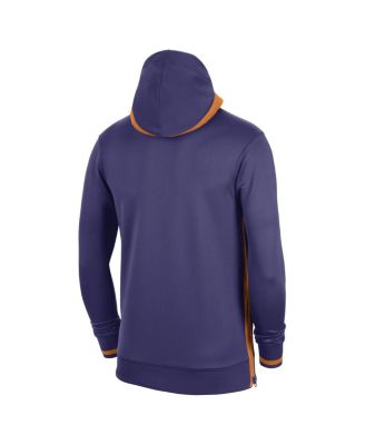Men's Purple Phoenix Suns Authentic Showtime Performance Full-Zip Hoodie