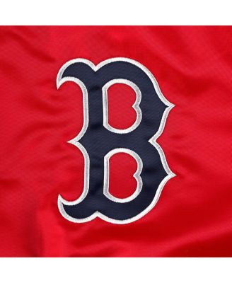 Men's Red Boston Red Sox Pick and Roll Satin Varsity Full-Snap Jacket
