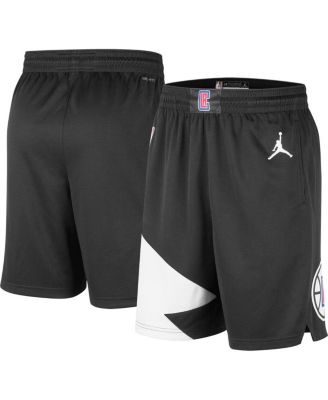 Men's Black LA Clippers 2022/2023 Statement Edition Swingman Performance Shorts