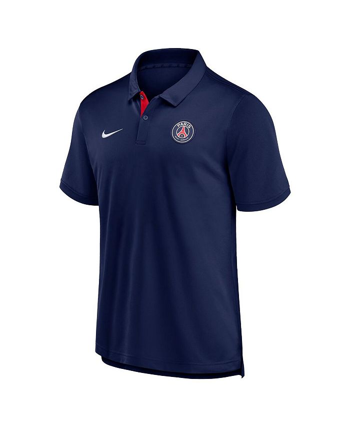 Nike Men's Navy Paris Saint-Germain Pique Polo Shirt - Macy's