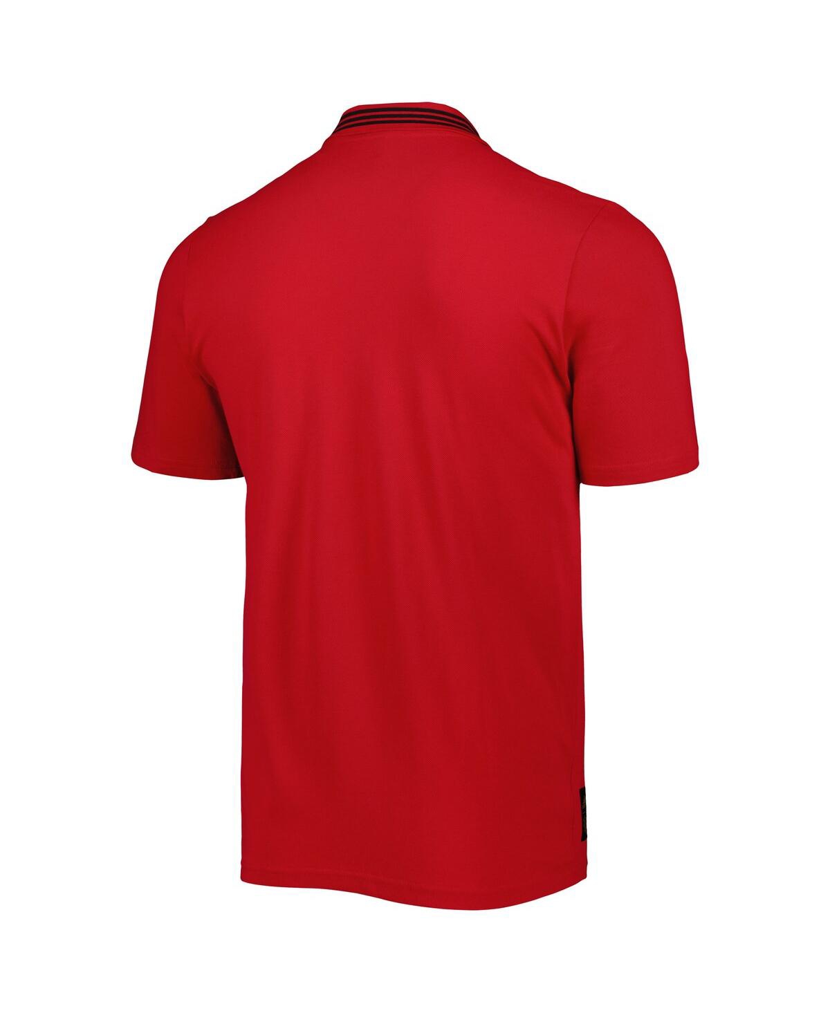 Shop Adidas Originals Men's Adidas Red Manchester United Club Polo Shirt