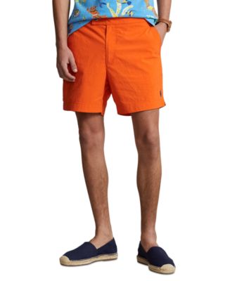 Polo Ralph Lauren Men's Kailua Classic Fit Swim Trunks Orange Size Small