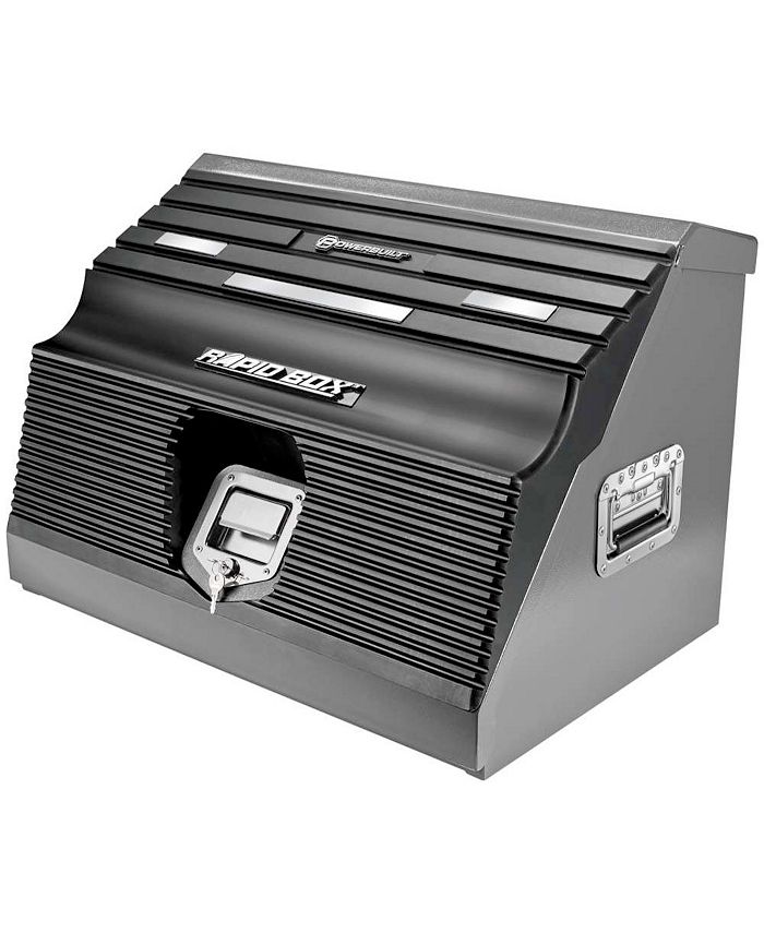 Powerbuilt 26 Inch Rapid Box Slant Front Toolbox with Tool