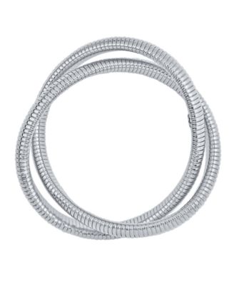 Interlocking Double Twisted Stretch Bracelet