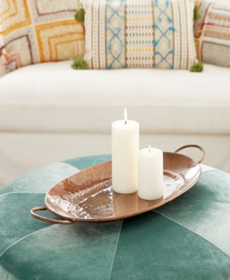 Metal Tray, Set of 3, 27" W, 3"H