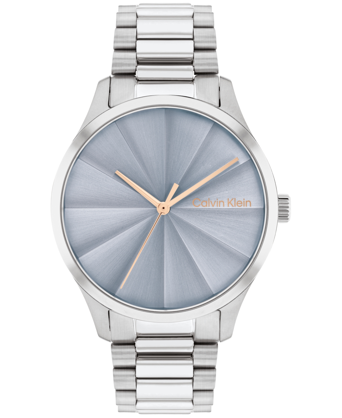 Calvin Klein Unisex 3-hand Silver-tone Stainless Steel Bracelet Watch 35mm