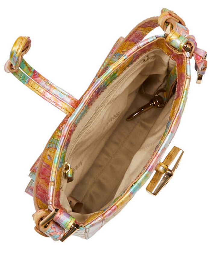 Brahmin Marley Bungalow Embossed Straw Crossbody Macy's