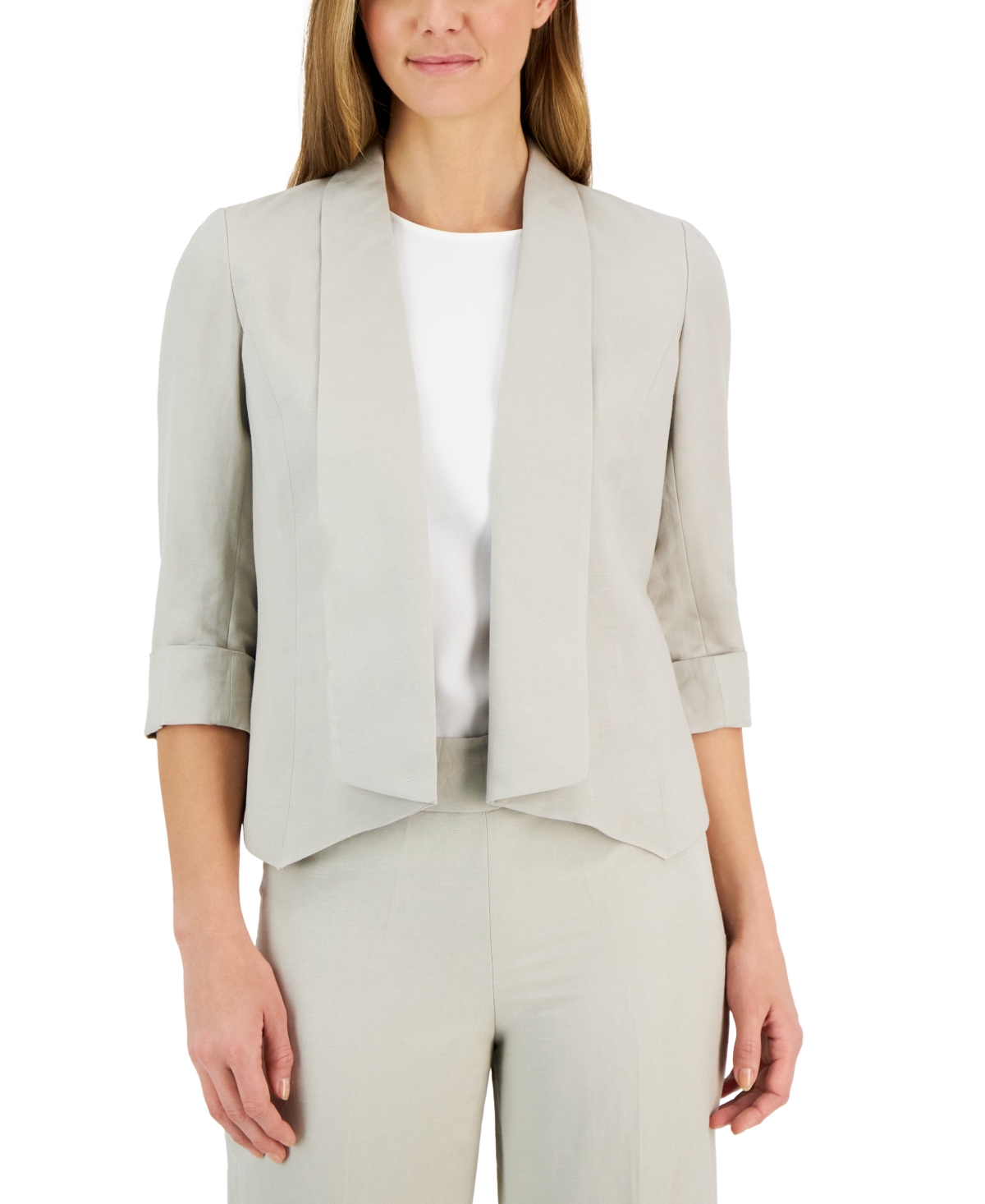 Kasper linen jacket discount
