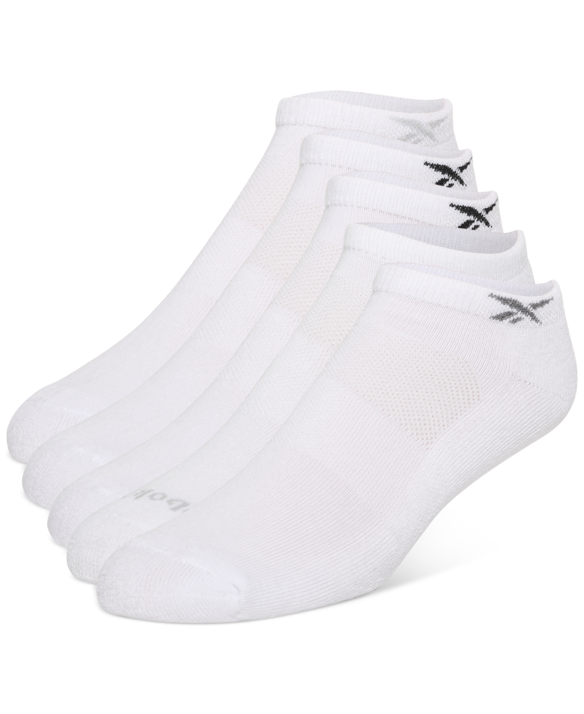 Reebok Men's 6-pk. 1/2 Terry Performance Low Cut Socks In White