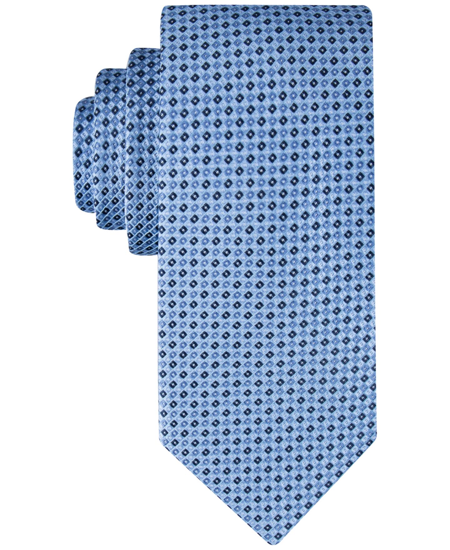 Мужской галстук Tommy Hilfiger Core Micro-Dot Tie, цвет: Синий — фото 1
