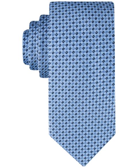 Мужской галстук Tommy Hilfiger Core Micro-Dot Tie, цвет: Синий