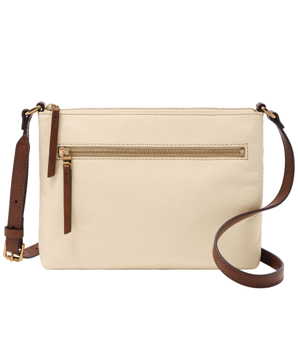 Fossil Heritage Leather Small Flap Crossbody Bag - Macy's