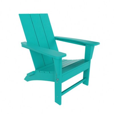 Modern Outdoor Folding Adirondack Chair (Set of 2)