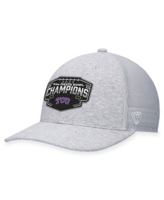 Men's  Heather Gray TCU Horned Frogs College Football Playoff 2022 Fiesta Bowl Champions Adjustable Hat
