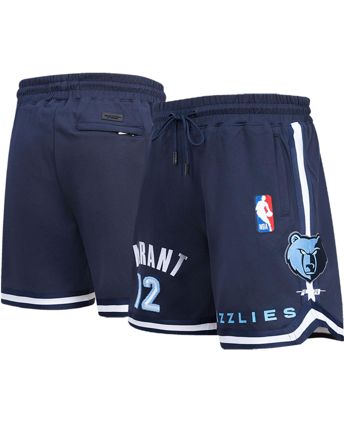 Shop Pro Standard Men's  Ja Morant Navy Memphis Grizzlies Player Replica Shorts