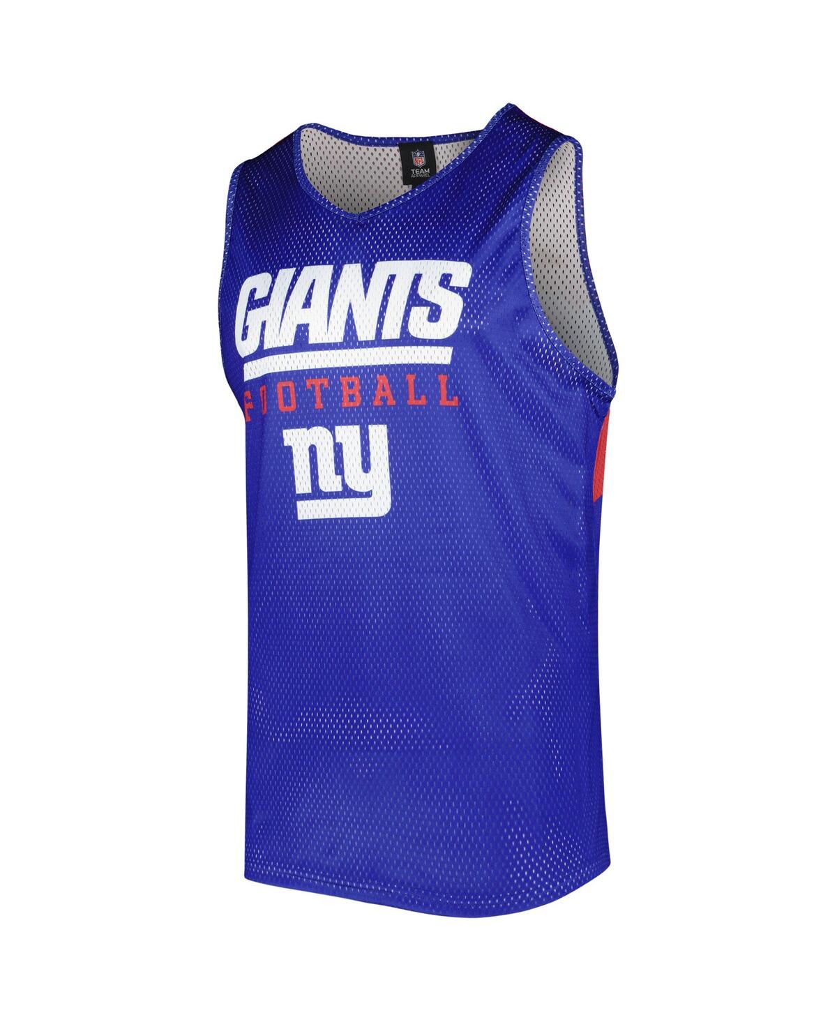 Men's FocoNew York Giants Colorblock Mesh V-Neck and Shorts Set - Royal