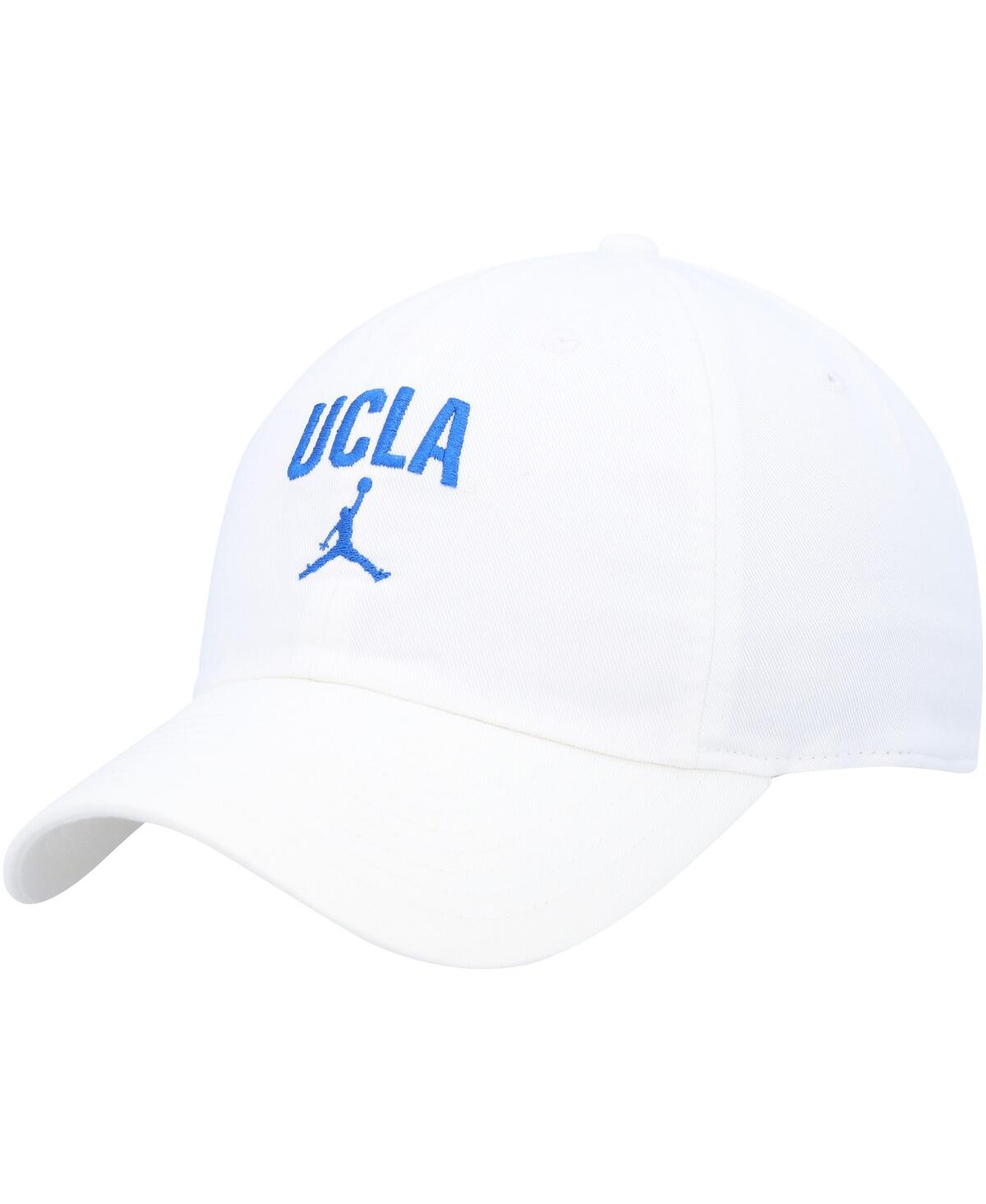 Jordan Men's  Brand White Ucla Bruins Heritage86 Arch Performance Adjustable Hat