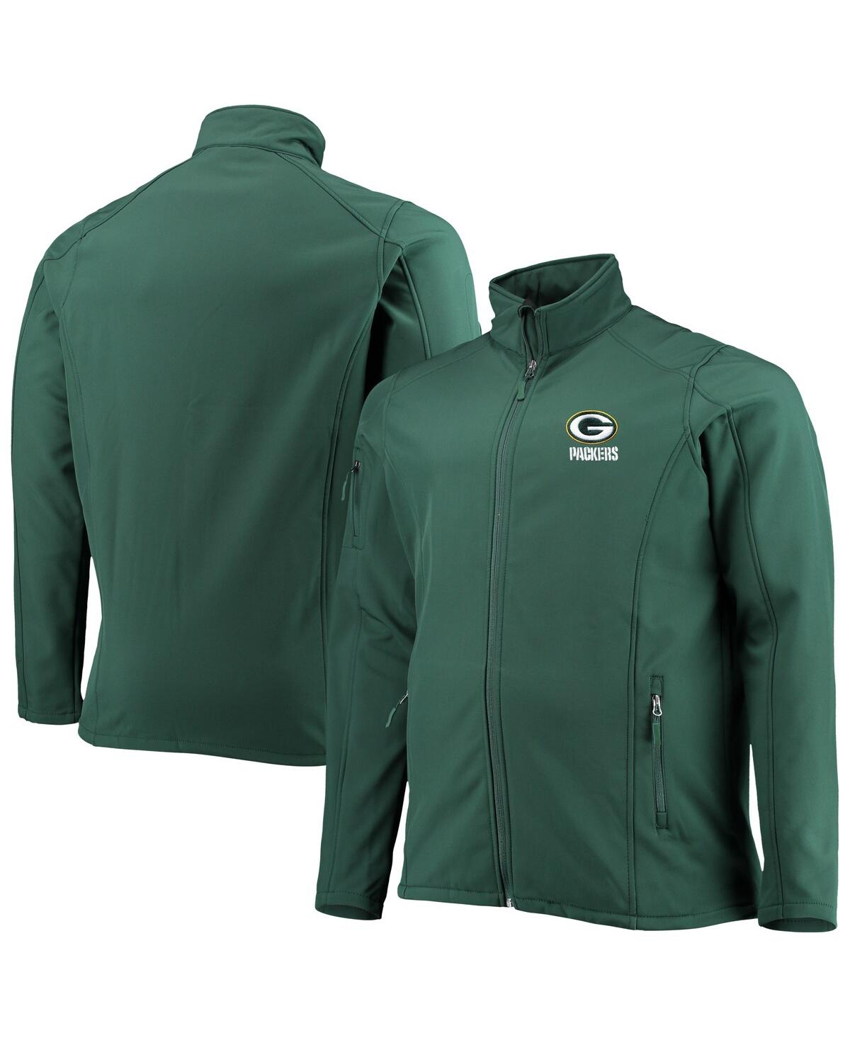 Shop Dunbrooke Men's  Green Green Bay Packers Big And Tall Sonoma Softshell Full-zip Jacket
