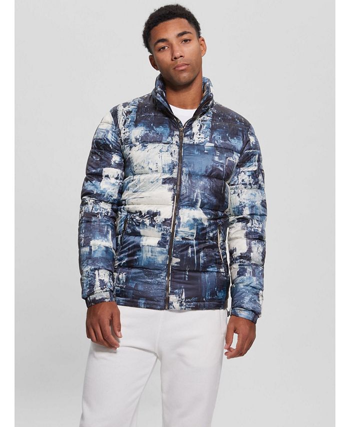 GUESS Men's UltraLightweight Puffer Jacket Macy's