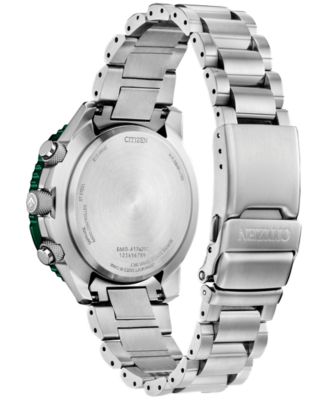 Eco-Drive Men's Chronograph Promaster Sky Stainless Steel Bracelet Watch 46mm 