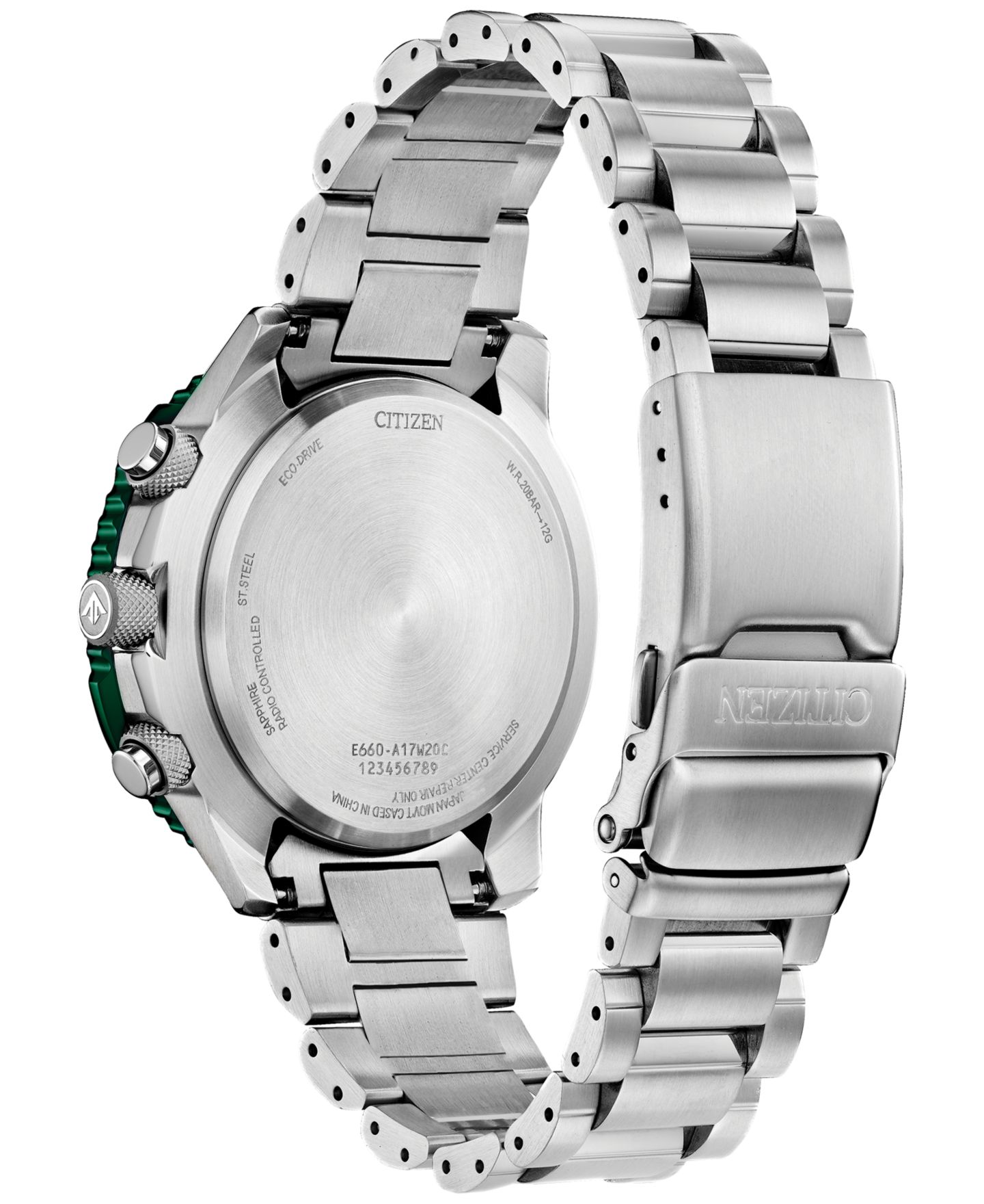 Мужские часы Citizen Eco-Drive Chronograph Promaster Sky Stainless Steel Bracelet Watch 46mm — фото 3